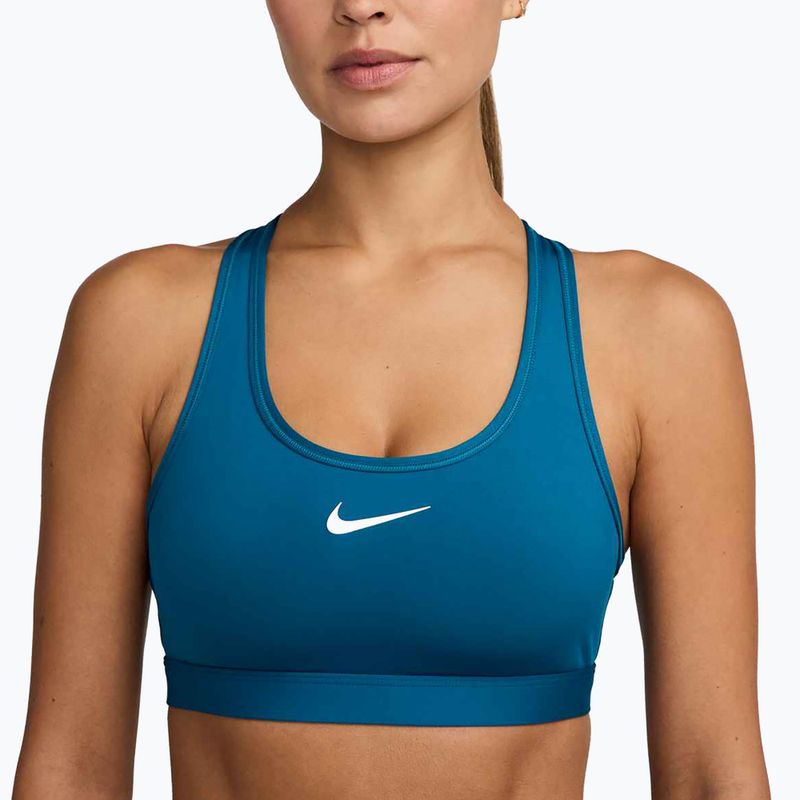 Sportinė liemenėlė Nike Swoosh Medium Support green abyss/white 4