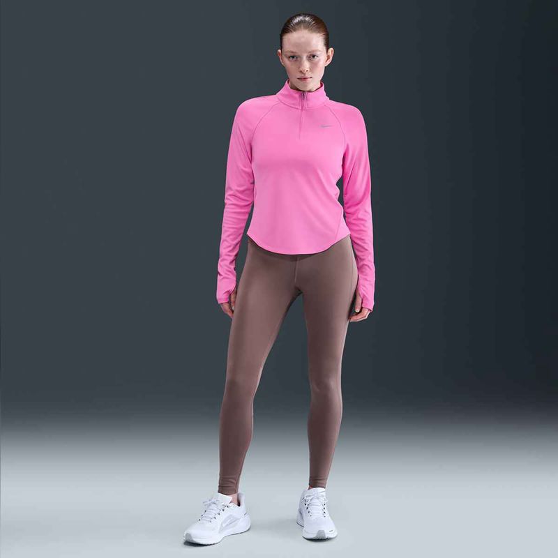 Moteriškas bėgimo džemperis Nike Tempo Dri-Fit 1 / 4 Zip playful pink 5