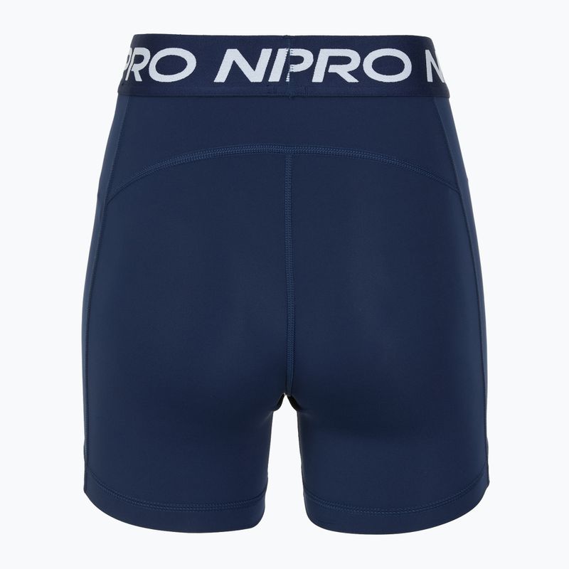 Moteriški treniruočių šortai Nike Pro 365 5" midnight navy/white 6