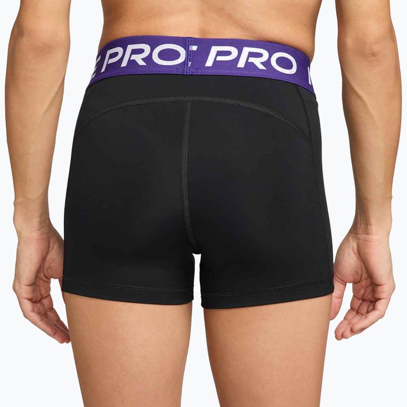 Moteriški šortai Nike Pro 365 3" black/court purple/white 3
