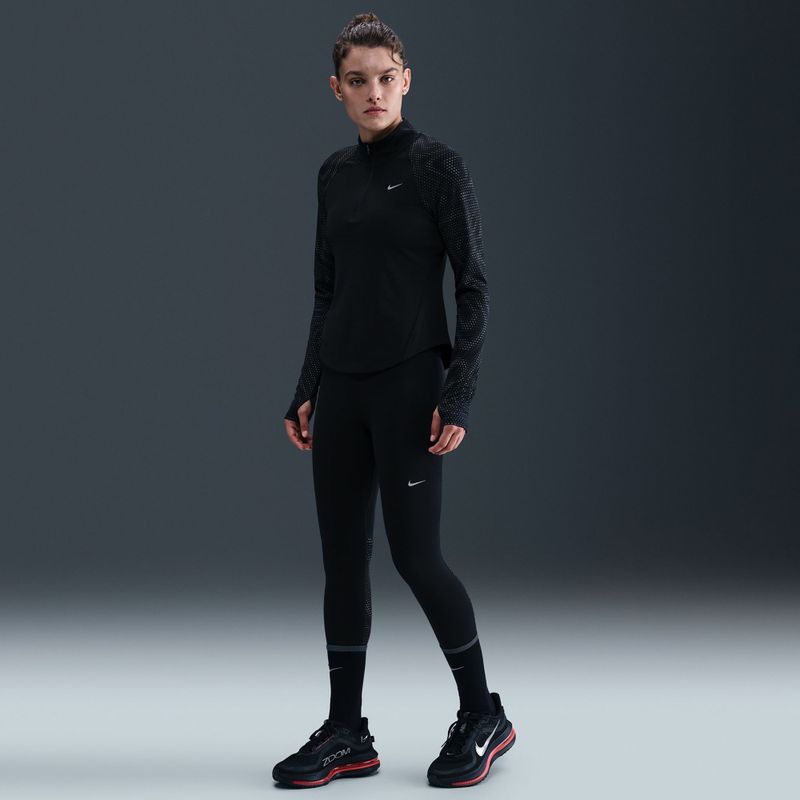 Moteriškos bėgimo tamprės Nike Tempo Flash High-Waisted 7/8 black 7