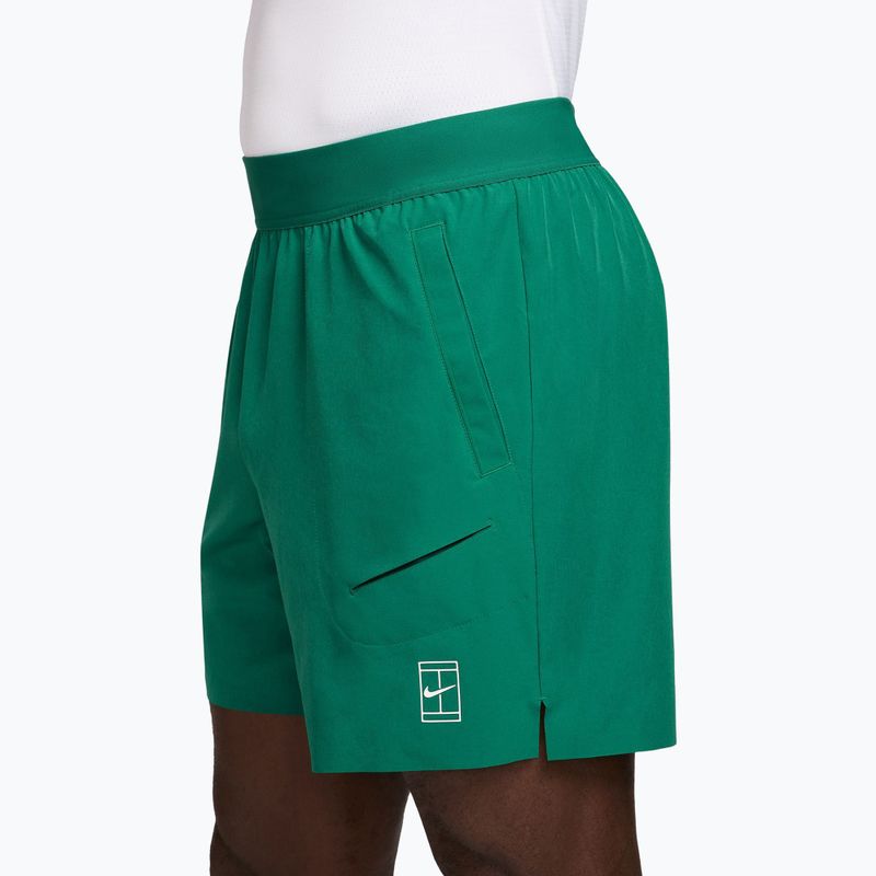 Vyriški teniso šortai Nike Court Dri-Fit Advantage 6" malachite/white 3