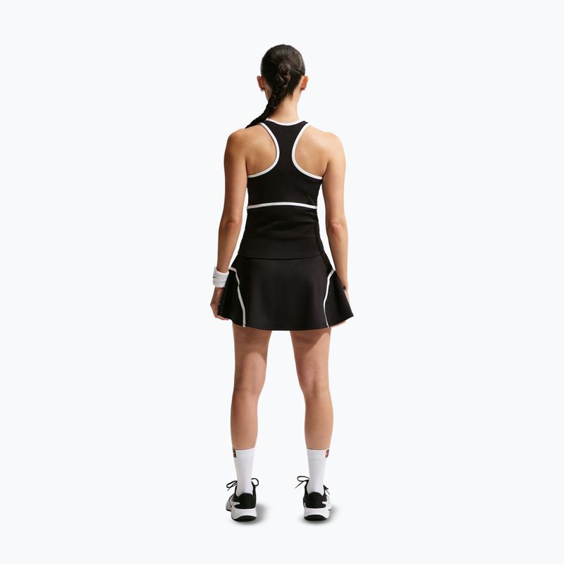Teniso sijonas Nike Court Advantage Dri-Fit High Waisted black/white 3