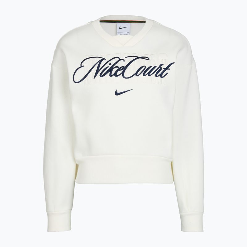 Moteriškas džemperis Nike Court Collection French Terry Crew Neck sail/midnight navy 4