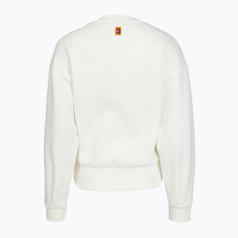 Moteriškas džemperis Nike Court Collection French Terry Crew Neck sail/midnight navy 5
