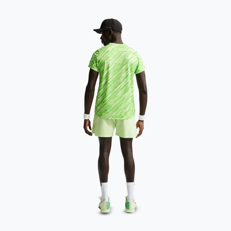 Vyriški teniso šortai Nike Court Dri-Fit Victory 7" light liquid lime/black 4