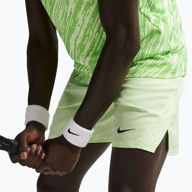 Vyriški teniso šortai Nike Court Dri-Fit Victory 7" light liquid lime/black 5