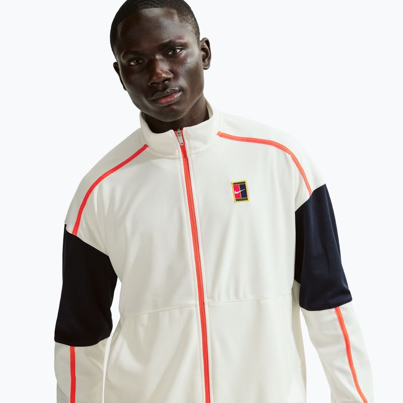 Vyriškas teniso džemperis Nike Court Heritage sail/turf orange