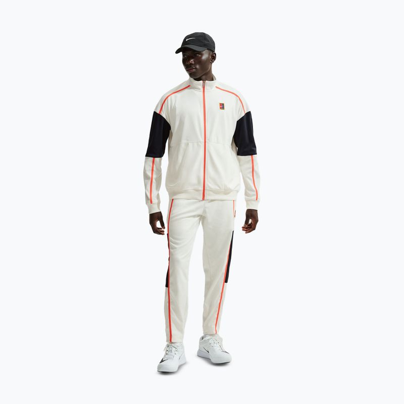 Vyriškas teniso džemperis Nike Court Heritage sail/turf orange 2