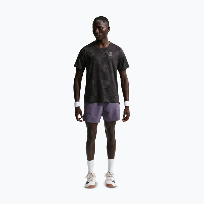 Vyriški teniso šortai Nike Court Advantage Dri-Fit 6" dark raisin/white 2