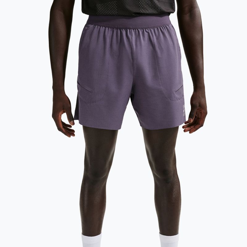 Vyriški teniso šortai Nike Court Advantage Dri-Fit 6" dark raisin/white 4