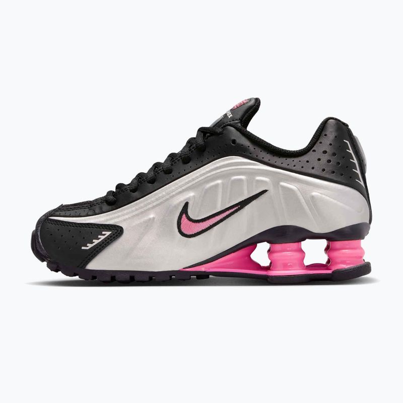 Batai Nike Shox R4 black/pinksicle/metallic silver 9