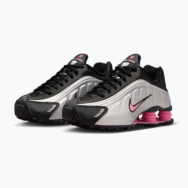 Batai Nike Shox R4 black/pinksicle/metallic silver 10