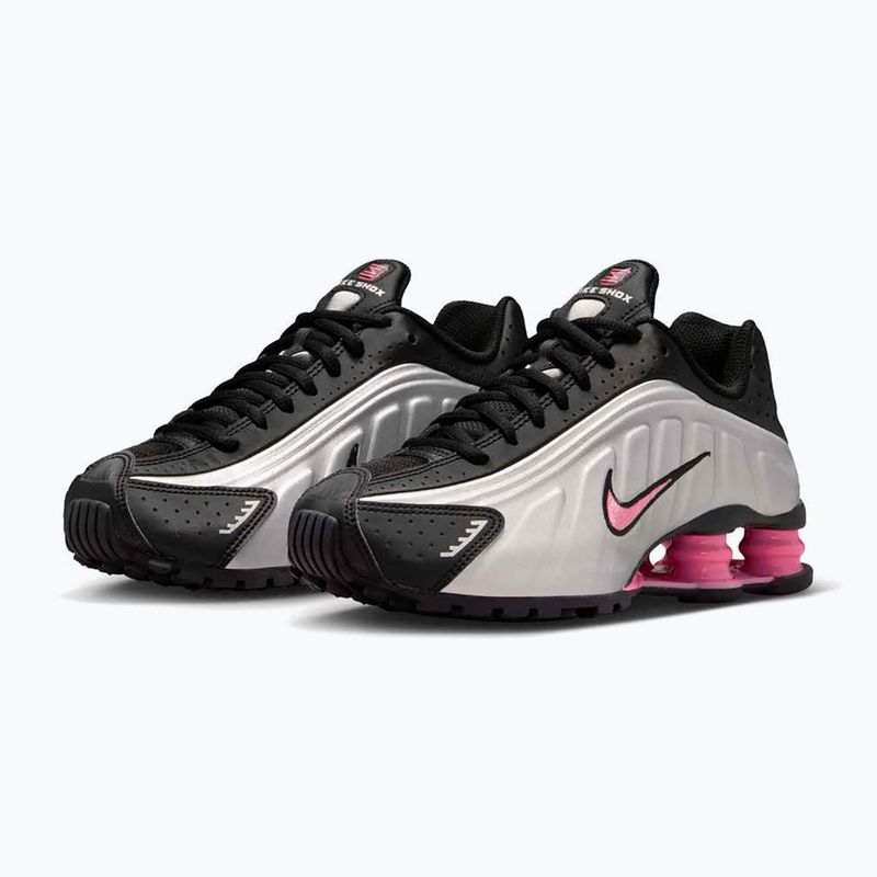 Batai Nike Shox R4 black/pinksicle/metallic silver 12