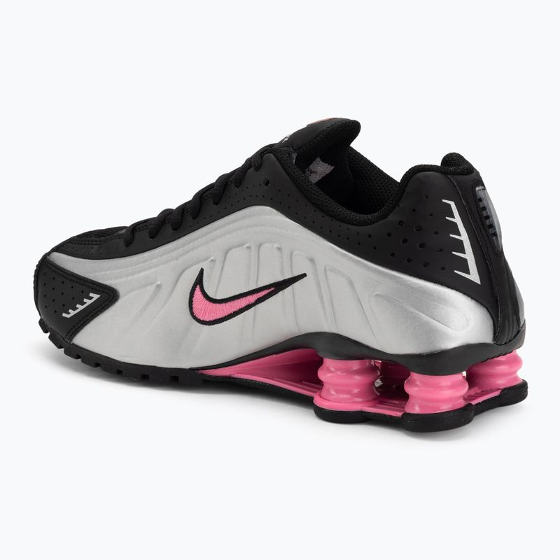 Batai Nike Shox R4 black/pinksicle/metallic silver 3
