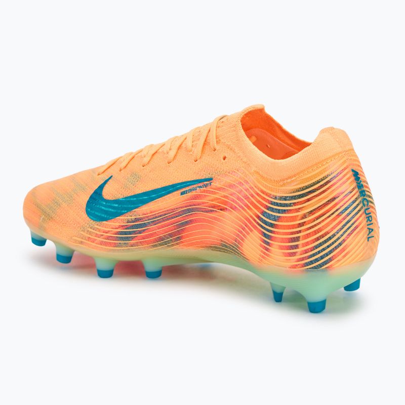 Vyriški futbolo bateliai Nike Zoom Vapor 16 Elite Kylian Mbappe AG-Pro melon tint/igloo/neo turquoise 3