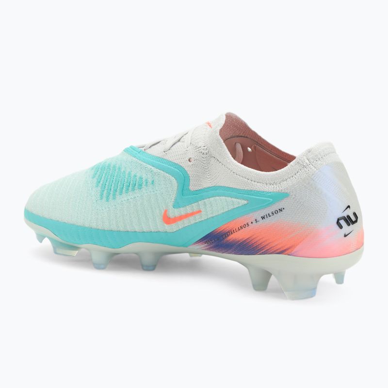 Vyriški futbolo bateliai Nike United Phantom 6 Low Elite FG pistachio frost/hyper orange 3