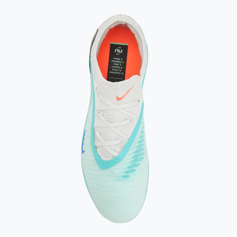 Vyriški futbolo bateliai Nike United Phantom 6 Low Elite FG pistachio frost/hyper orange 5