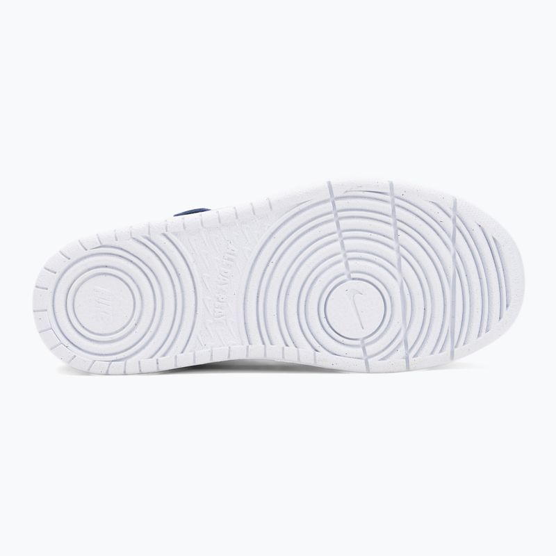 Nike Court Borough Low vaikiški bateliai Recraft dark team red/soft pearl/midnight navy 4