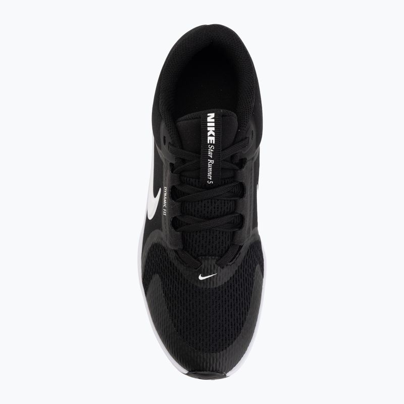 Nike Star Runner 5 racer juodi/balti/balti batai 5