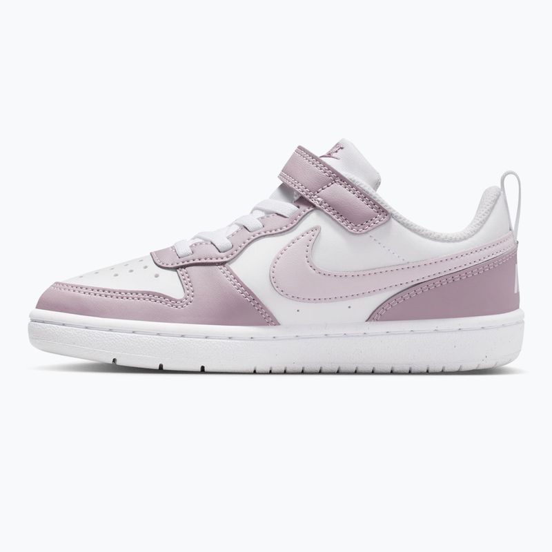 Vaikiški batai Nike Court Borough Low Recraft white/plum fog/white/venice 2