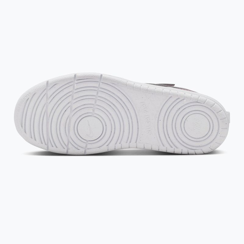 Vaikiški batai Nike Court Borough Low Recraft white/plum fog/white/venice 3