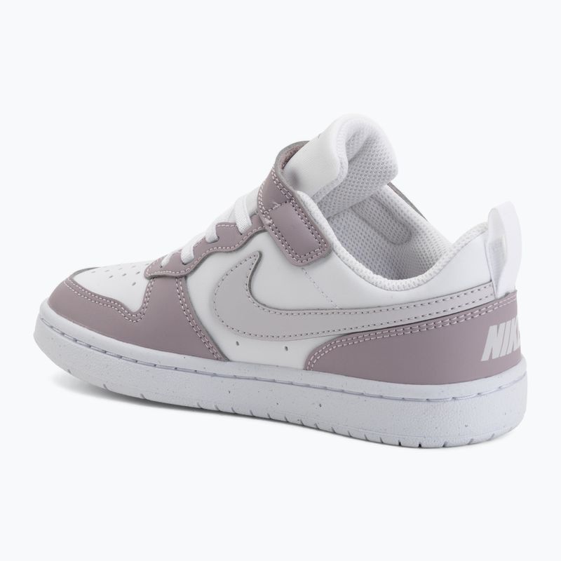 Vaikiški batai Nike Court Borough Low Recraft white/plum fog/white/venice 3
