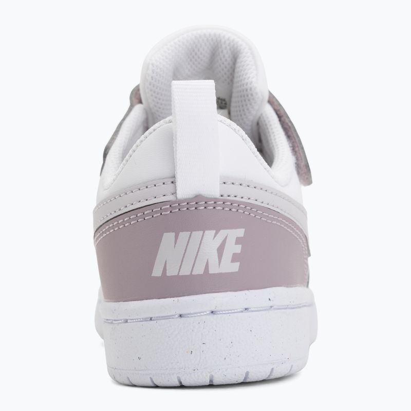 Vaikiški batai Nike Court Borough Low Recraft white/plum fog/white/venice 6