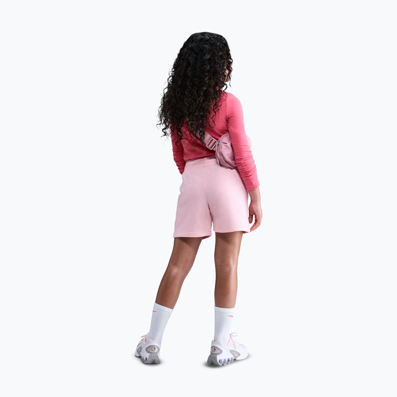 Vaikiški šortai Nike Sportswear Club Fleece med soft pink/med soft pink/white 3
