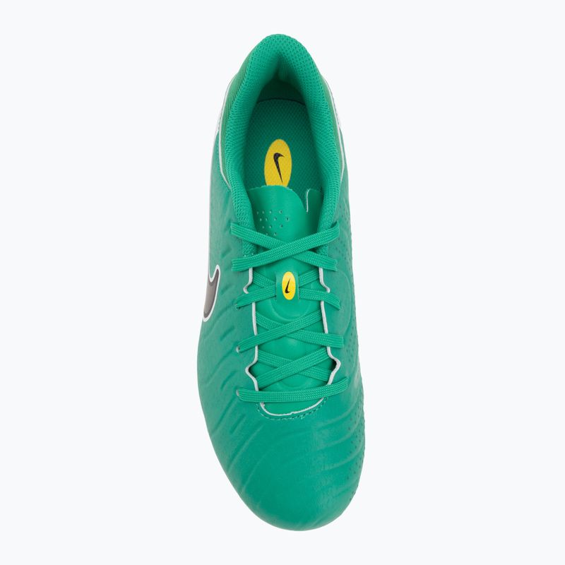 Nike Tiempo Legend 10 Academy LV8 FG/MG stadium green/dark obsidian vaikų futbolo bateliai 5