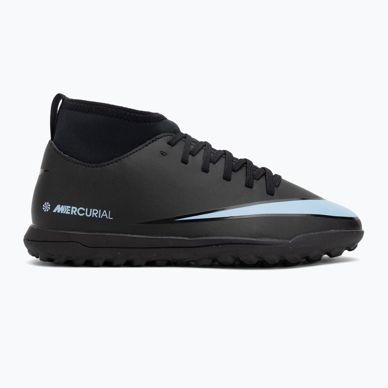 Vaikiški futbolo bateliai "Nike Mercurial Superfly 10 Club TF" juodi/juodi 2