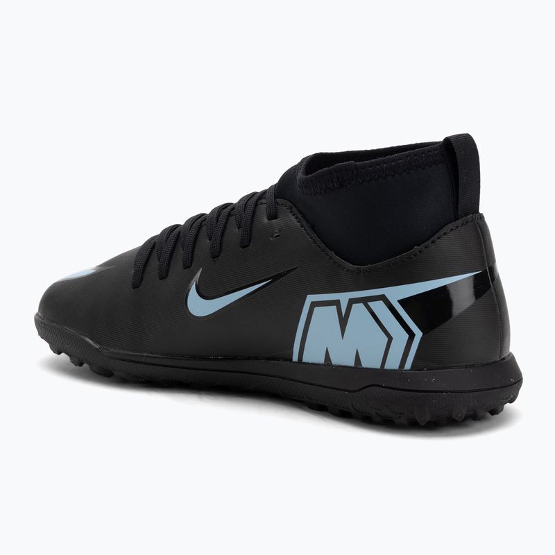 Vaikiški futbolo bateliai "Nike Mercurial Superfly 10 Club TF" juodi/juodi 3