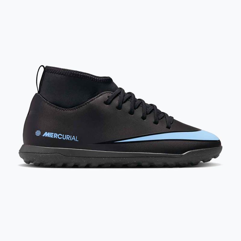 Vaikiški futbolo bateliai "Nike Mercurial Superfly 10 Club TF" juodi/juodi 8