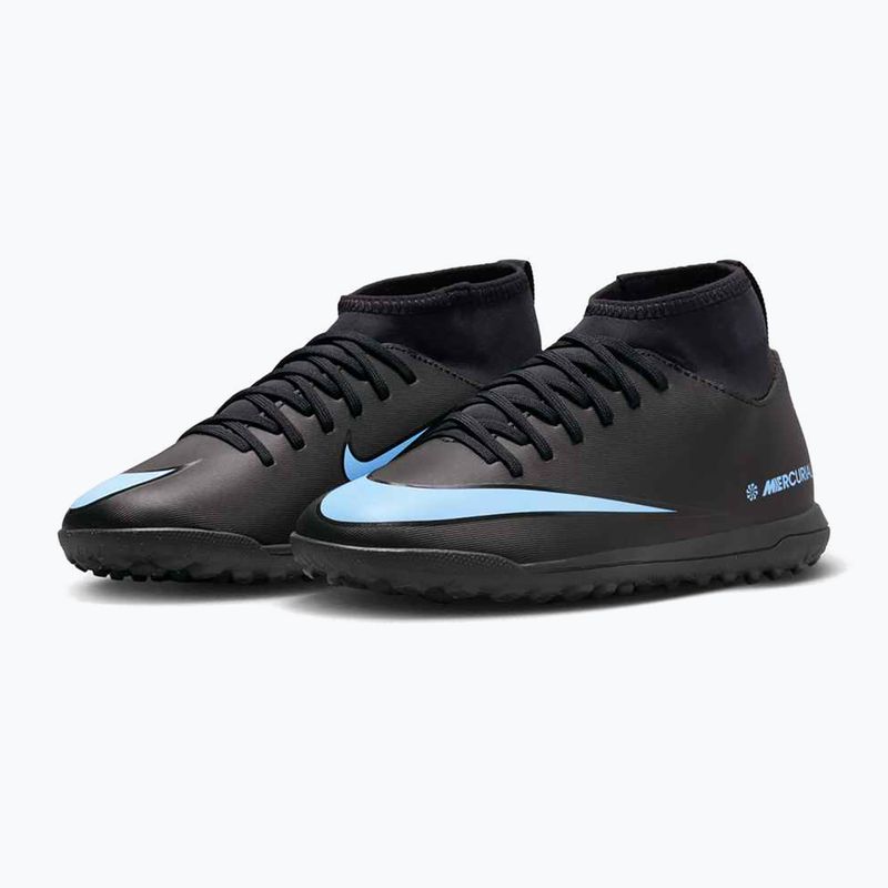 Vaikiški futbolo bateliai "Nike Mercurial Superfly 10 Club TF" juodi/juodi 10