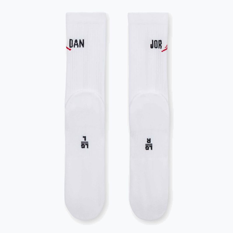 Kojinės  Jordan Everyday Crew 1 pair white/black/university red 3