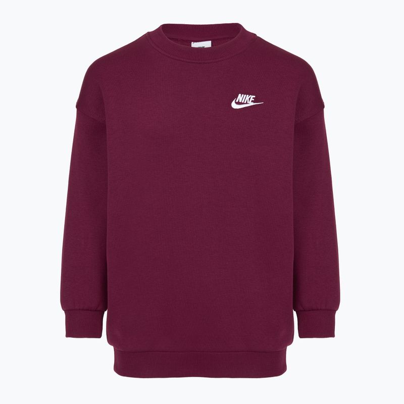 Vaikiškas džemperis Nike Sportswear Club Fleece burgundy/white