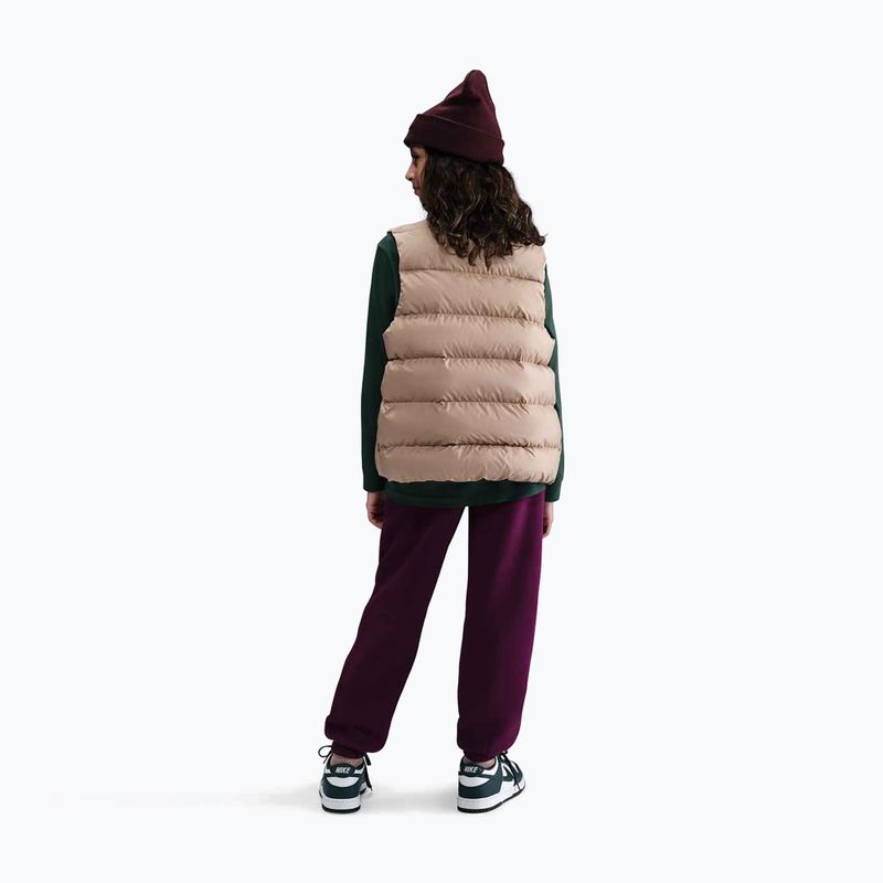 Vaikiškos kelnės Nike Sportswear Club Fleece burgundy/burgundy/white 3