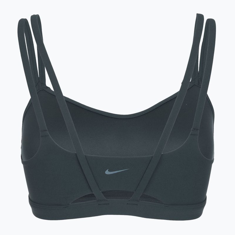 Sportinė liemenėlė Nike Zenvy Strappy seaweed/white 7