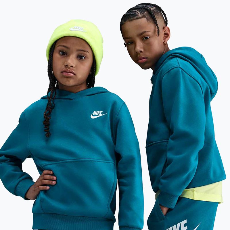 Vaikiškas džemperis Nike Sportswear Club Fleece green abyss/white 6