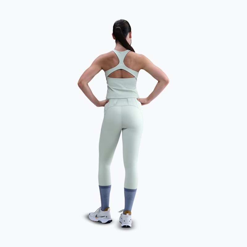 Moteriški marškinėliai Nike Trail Medium Support Sports Bra Tank Top light silver 3