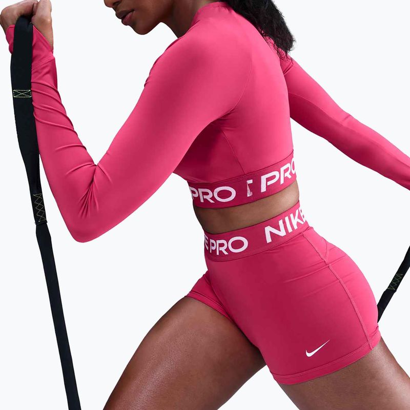 Moteriški šortai Nike Pro 365 3" rush pink/white 5