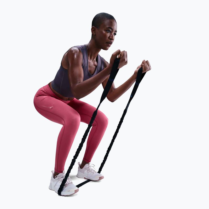 Moteriškos treniruočių tamprės Nike Pro Mid-Rise sweet beet/white 5