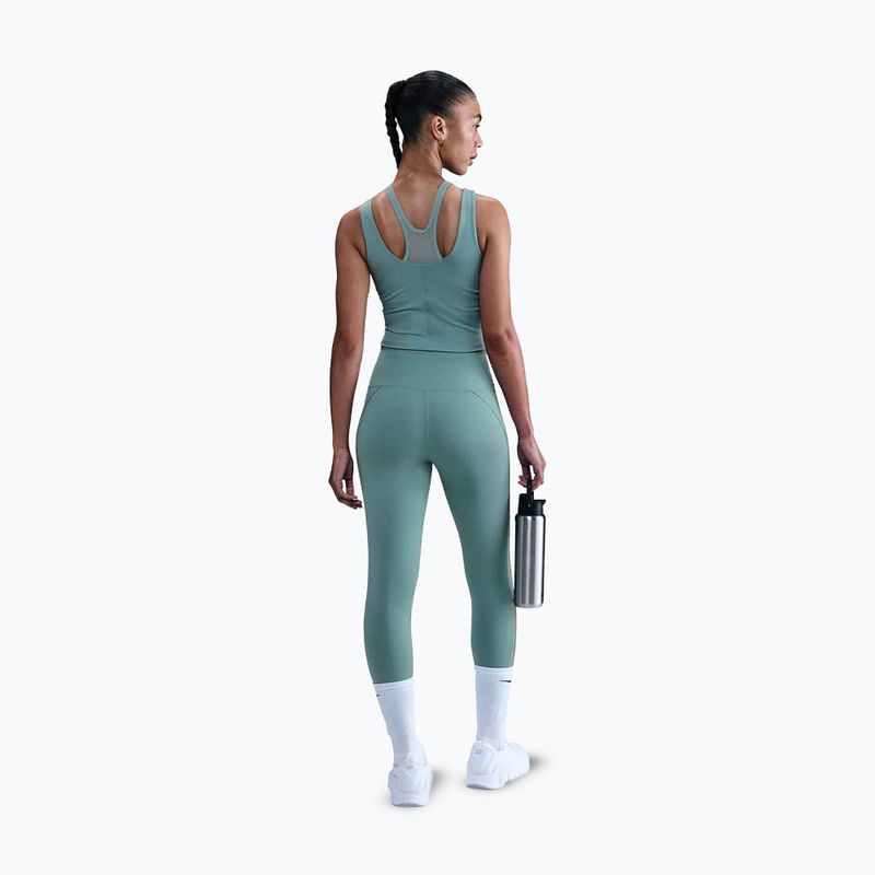Nike One Fitted Dri-Fit Cropped Tank cannon/bicoastal moterų treniruočių marškinėliai 3