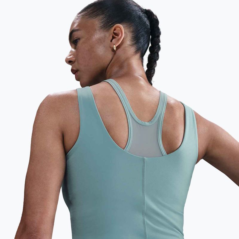 Nike One Fitted Dri-Fit Cropped Tank cannon/bicoastal moterų treniruočių marškinėliai 5