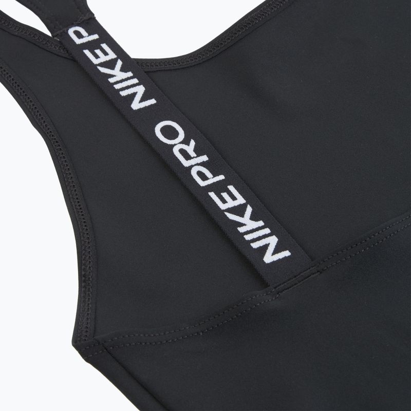 Moteriški treniruočių marškinėliai Nike Pro Dri-Fit black/white 4