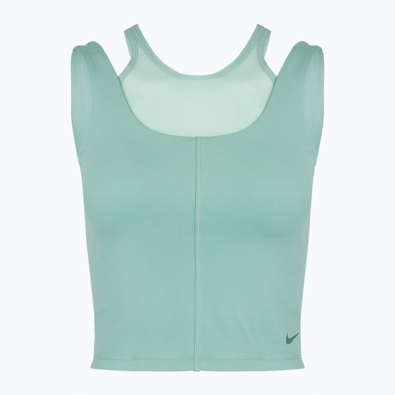 Nike One Fitted Dri-Fit Cropped Tank cannon/bicoastal moterų treniruočių marškinėliai 7