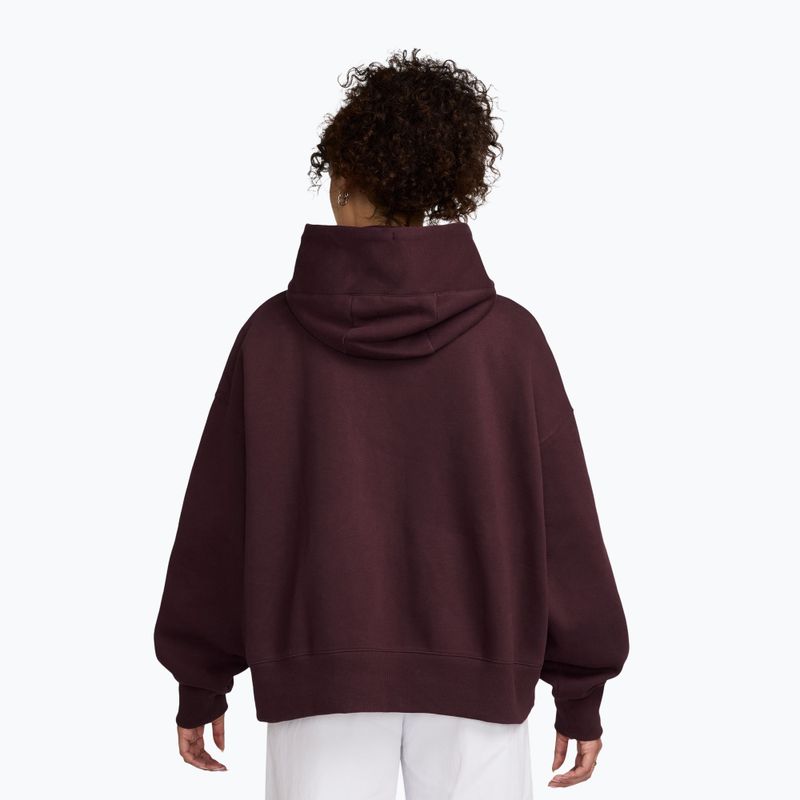 Moteriškas džemperis Nike Sportswear Phoenix Fleece Oversized burgundy crush/sail 2
