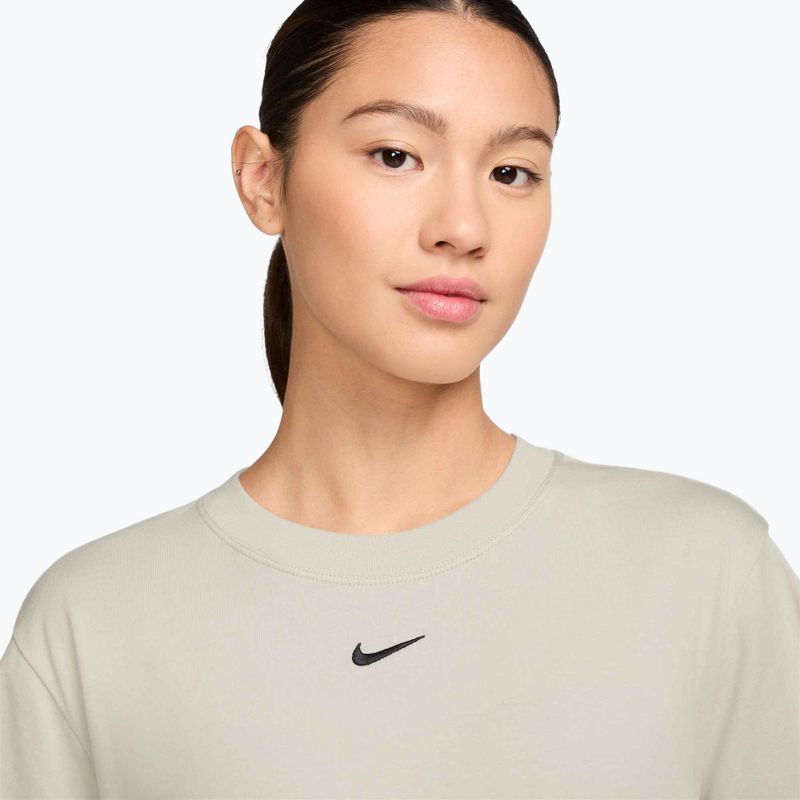 Moteriški marškinėliai Nike Sportswear Essential light bone 3