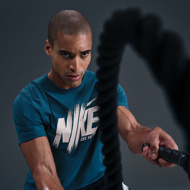 Vyriški marškinėliai Nike Hyverse Dri-Fit UV Top blue force/still red 8