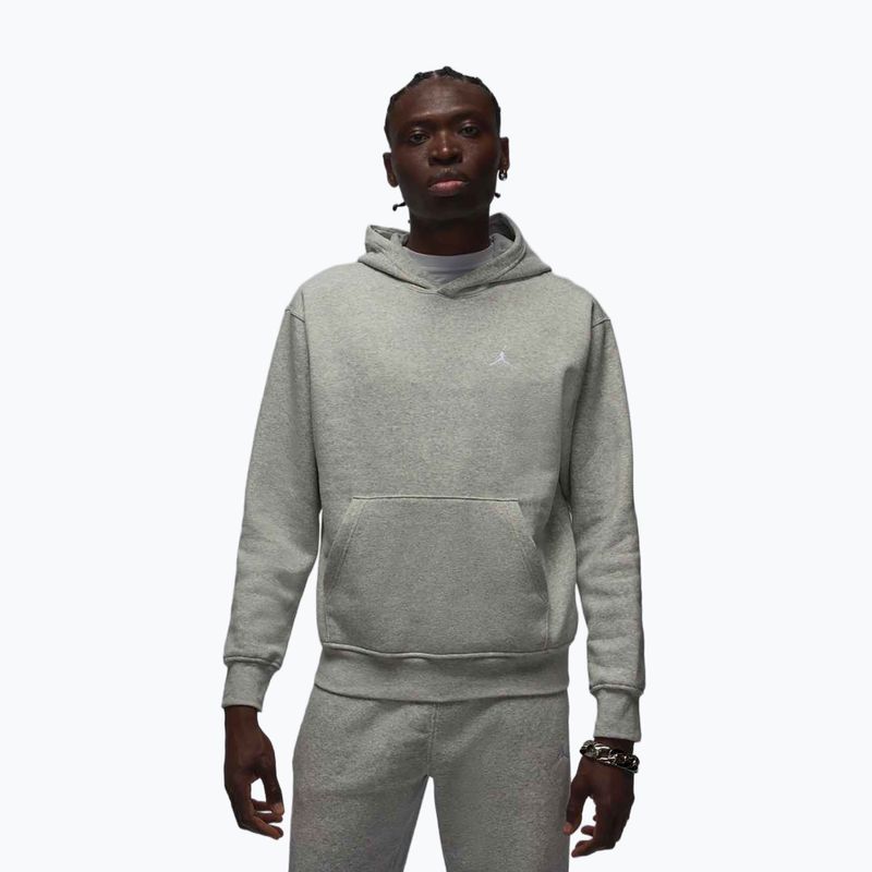 Vyriškas džemperis Jordan Brooklyn Fleece grey heather/white